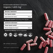 Organic Beetroot Capsules – 180 Count - Beet Root Supplement For Women & Men – Beetroot Juice Alternative – Nitric Oxide & Circulation Support – Antioxidant Beetroot Supplement - 1,400mg per Serving 🍁 All In One Marketplace Canada