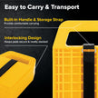 Camco RV Stabilizing Jack Pads, Helps Prevent Jacks from Sinking, 6.5 Inch x 6.5 Inch Pad - 4 Pack (44595), Yellow 🍁 All In One Marketplace Canada