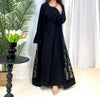 Muslim Fashion Women's Traditional Dress Lace Robe