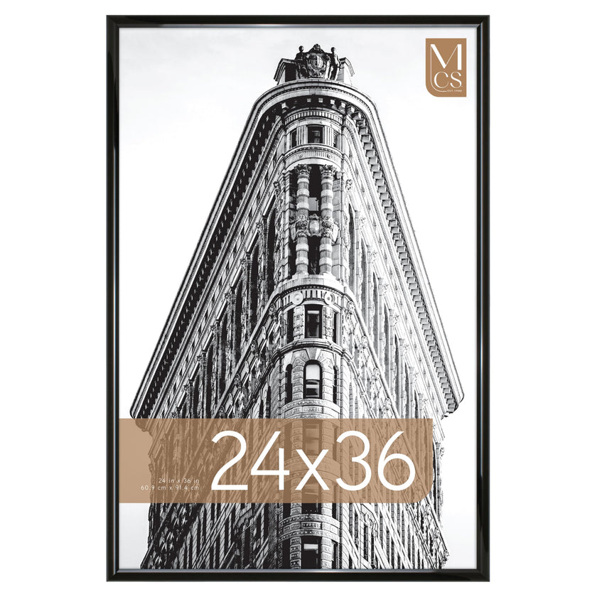 MCS 65549 Trendsetter Poster Frame, 24 by 36-Inch, Black 🍁 All In One Marketplace Canada