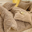 Winter Thickened Milk Fiber Soft Thermal Duvet Cover Bedding Set