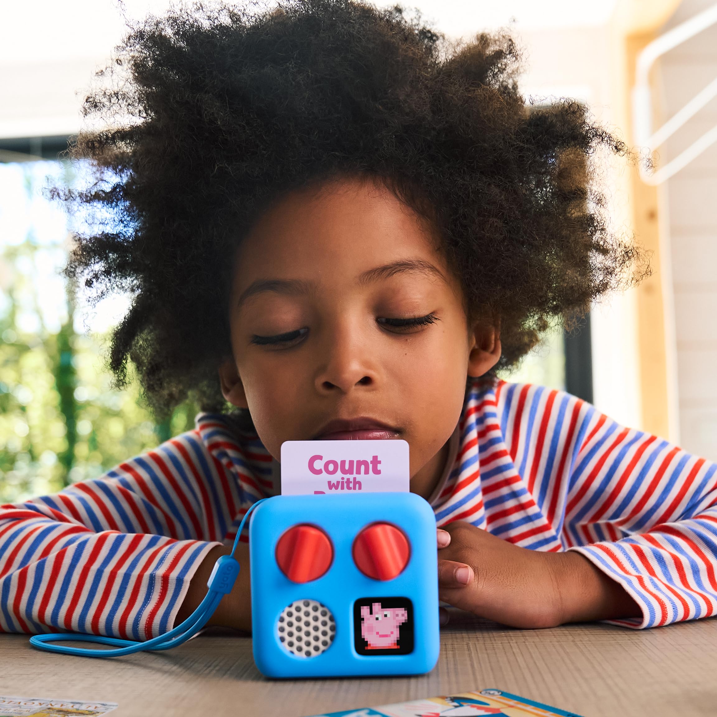 Yoto Mini (2024 Edition) + Make Your Own Card – Kids Screen-Free Bluetooth Audio Player, All-in-1 Travel Device Plays Stories Music Podcast Radio Ok-to-Wake Clock, Use as Speaker or with Headphones 🍁 All In One Marketplace Canada