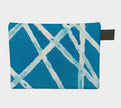 Zippered Cotton Canvas Carry All | White Lines