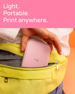 Canon Ivy 2 Mini Photo Printer (Blush Pink), Bluetooth Portable Smartphone Printer for iOS & Android, Bundle with 110 Zink Sticky-Back Photo Prints, LED Light Bar, Protective Case & USB Cable 🍁 All In One Marketplace Canada