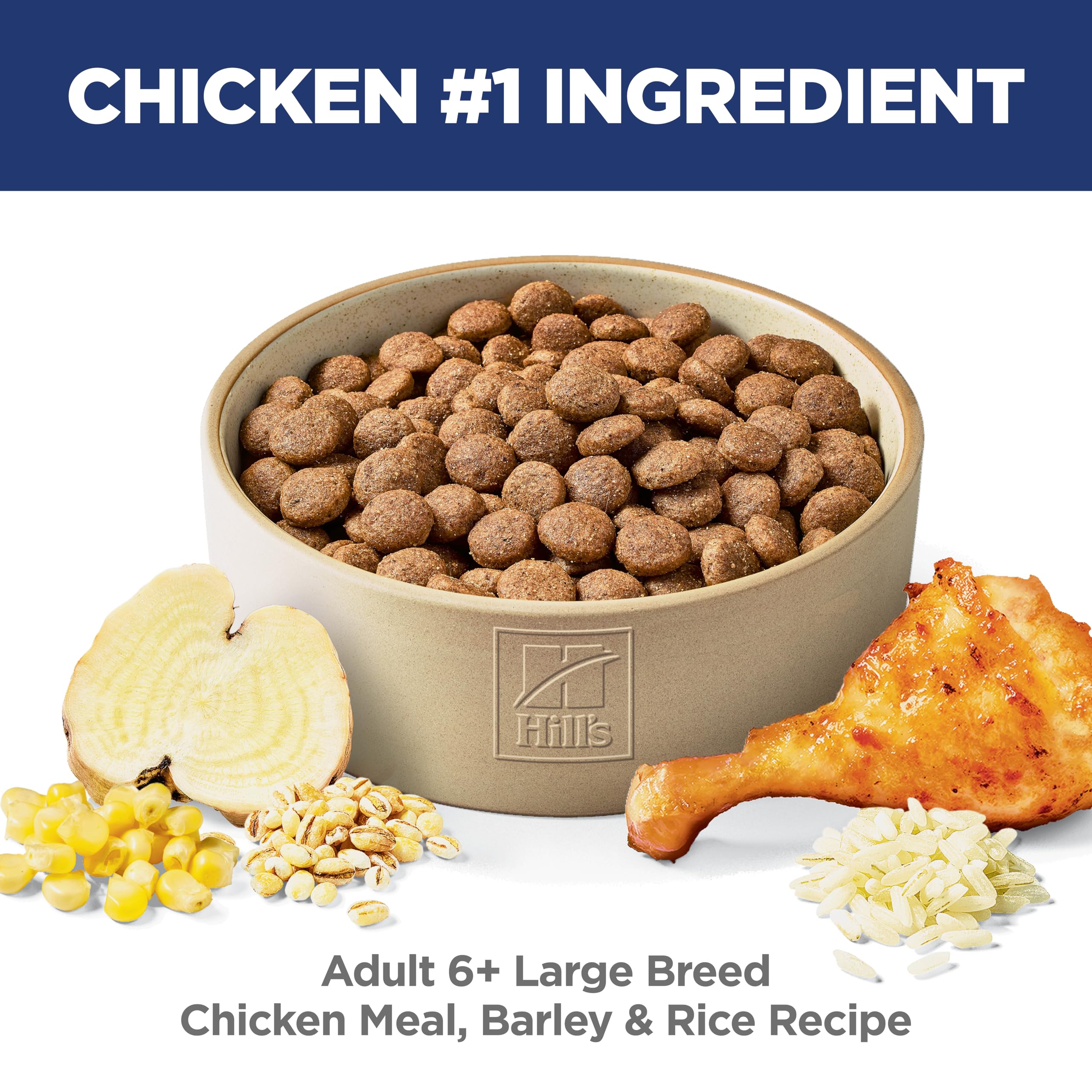 Hill's Science Diet Senior 6+ Large Breed Chicken Meal, Barley & Rice Recipe Dry Dog Food 14.9 kg Bag 🍁 All In One Marketplace Canada