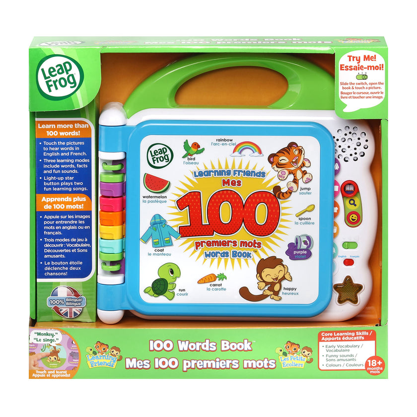 LeapFrog Learning Friends 100 Words Book (Bilingual English-French) (Retail Packaging) 🍁 All In One Marketplace Canada