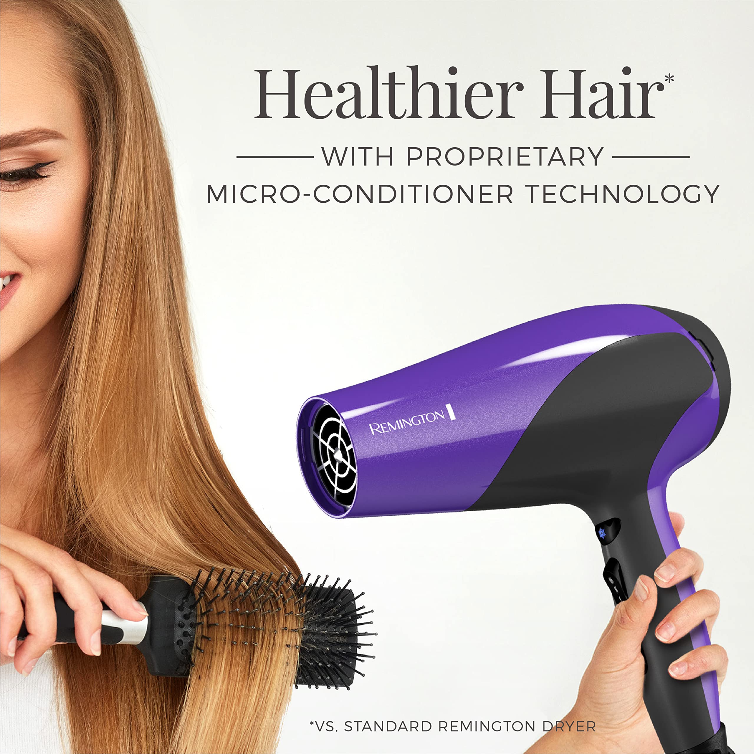 REMINGTON® Damage Protection Hair Dryer Purple 🍁 All In One Marketplace Canada