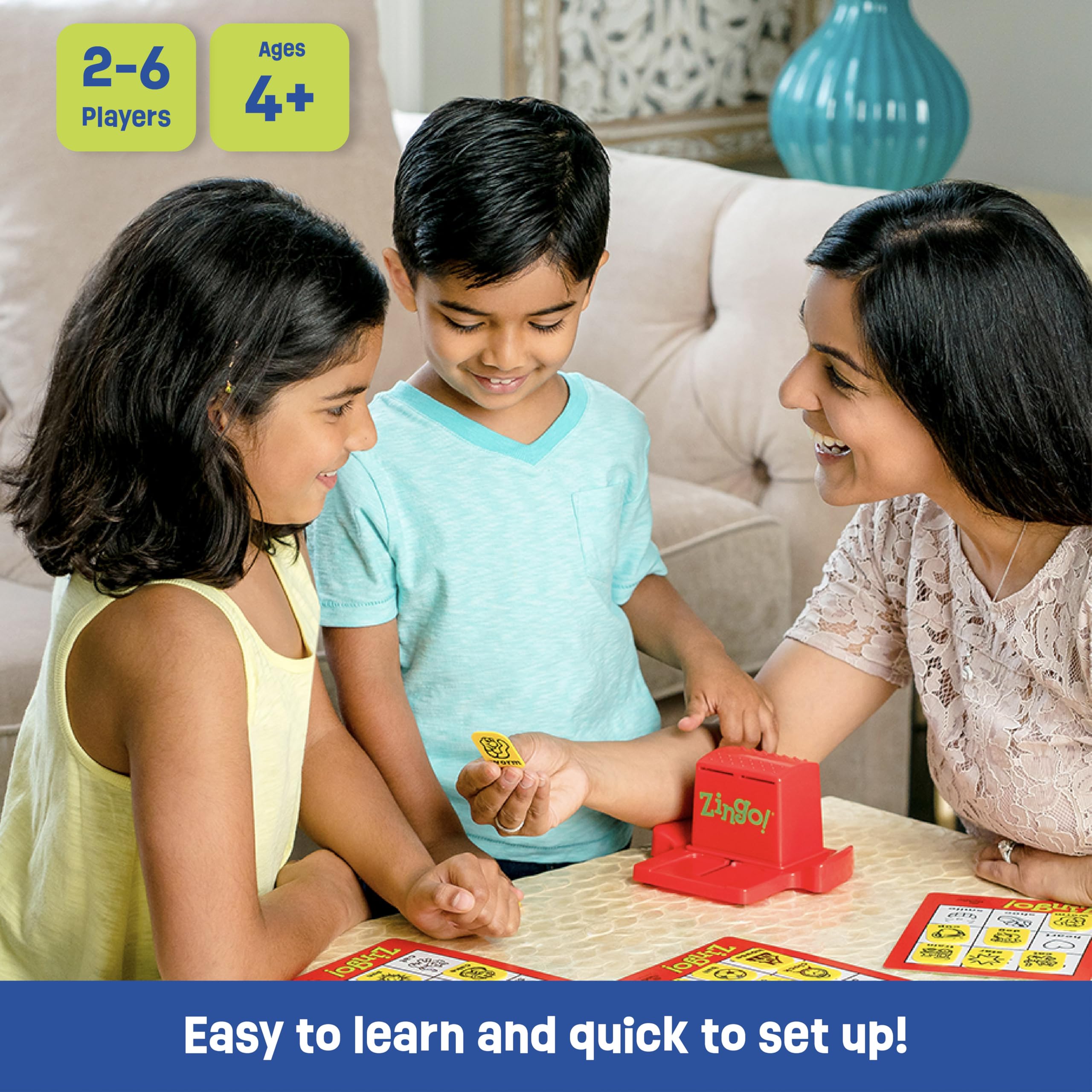 ThinkFun Zingo - Bingo with a Zing - Award-Winning Preschool Game - Encourages Language & Matching Skills Development - Fun Family Board Game for Boys and Girls Ages - 4 & Older 🍁 All In One Marketplace Canada