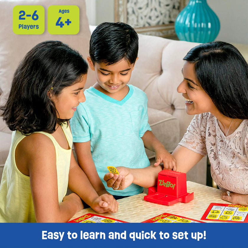 ThinkFun Zingo - Bingo with a Zing - Award-Winning Preschool Game - Encourages Language & Matching Skills Development - Fun Family Board Game for Boys and Girls Ages - 4 & Older 🍁 All In One Marketplace Canada