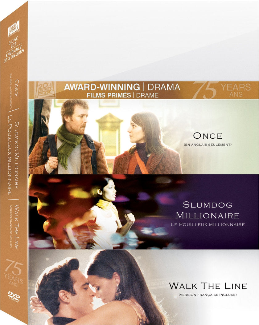 Once / Slumdog Millionaire / Walk the Line (Triple Feature) - DVD (Used)