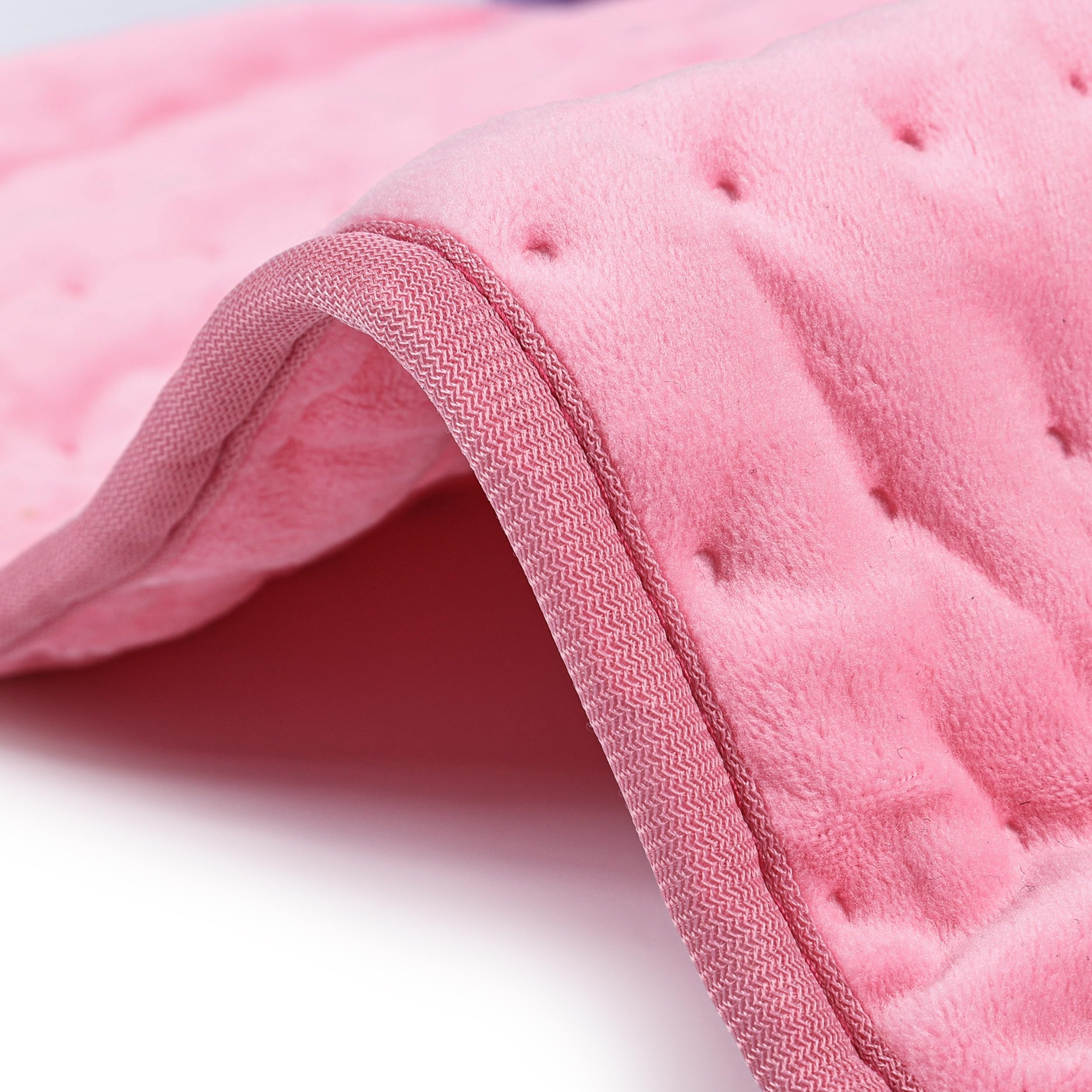 Heating Pad Electric Heat Pad, Hot Heated Pad,Moist Heat Heating Pad Moist and Dry Heat,Multiple Temp and Timer Settings (Light pink, 24