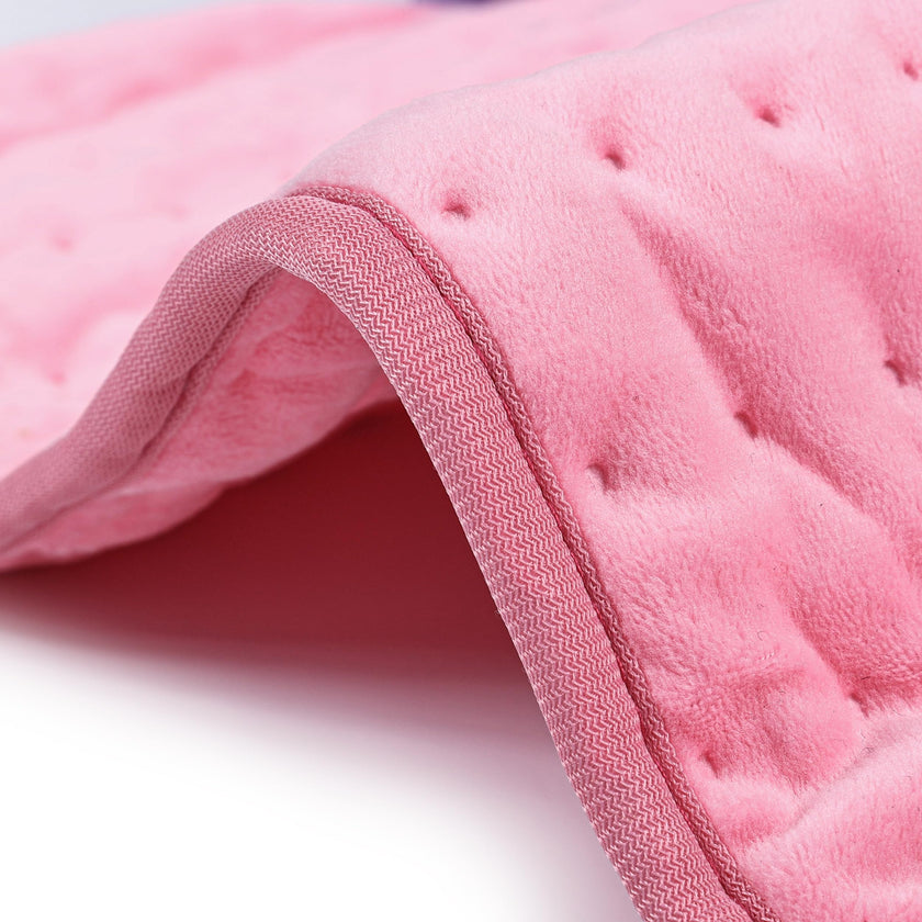 Heating Pad Electric Heat Pad, Hot Heated Pad,Moist Heat Heating Pad Moist and Dry Heat,Multiple Temp and Timer Settings (Light pink, 24