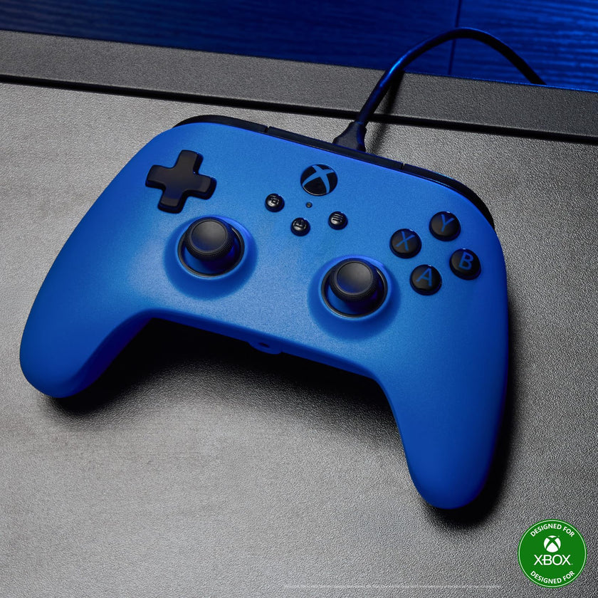 PowerA Symmetric Wired Controller for Xbox Series X|S - Blue, Officially licensed, Inline Thumbstick Layout, Windows 10/11 compatible, Dual Rumble Motors, Impulse Triggers, 3.5 mm Audio Jack 🍁 All In One Marketplace Canada