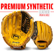 Franklin Sports Baseball and Softball Glove - Field Master - Baseball and Softball Mitt - Adult and Youth Glove - Outfield - Left Hand Throw - 13