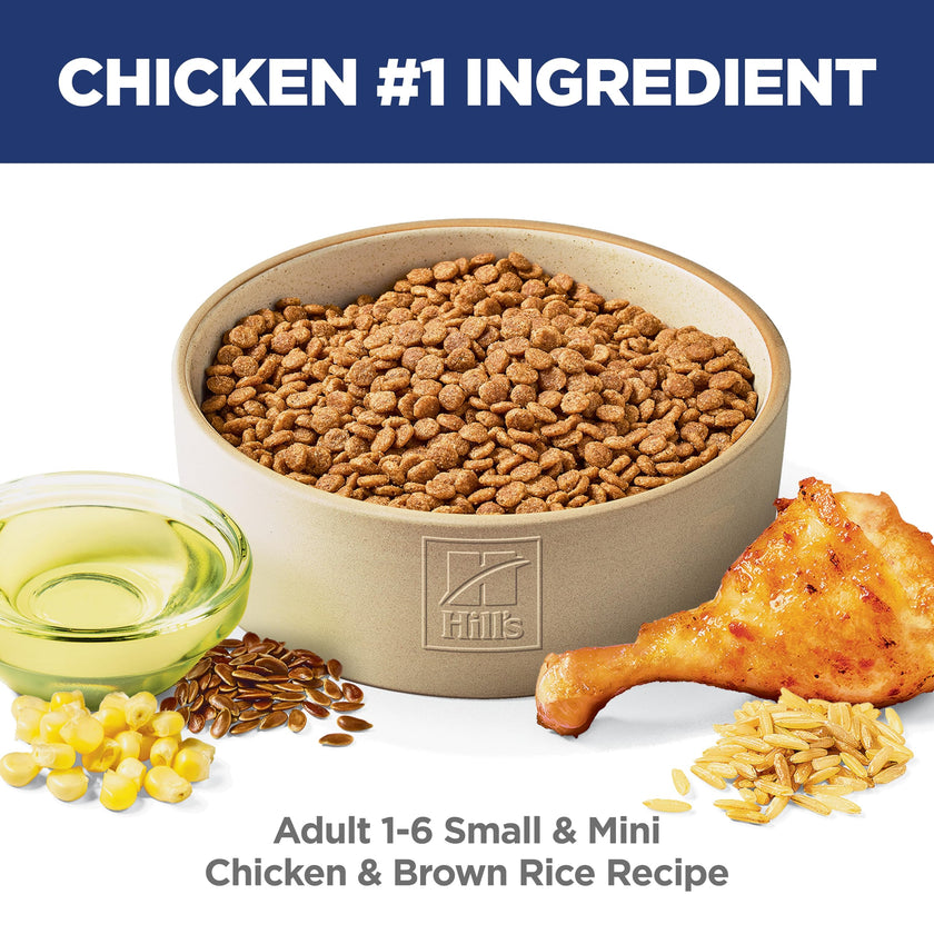 Hill's Science Diet Adult Small & Mini Chicken Meal & Rice Recipe Dry Dog Food 2.04 kg Bag 🍁 All In One Marketplace Canada