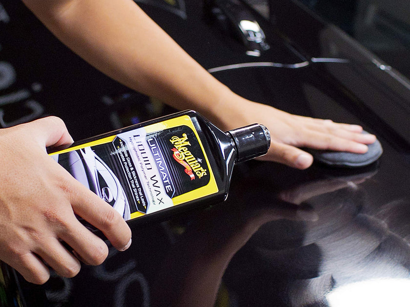 Meguiar's Ultimate Liquid Wax, Improved Liquid Car Wax Formula for Durable Protection that Shines, Premium Towel and Applicator Pad Car Accessories Included, 16 Oz Bottle 🍁 All In One Marketplace Canada