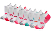 Saucony Women's Performance Heel Tab Athletic Socks , White Assorted (8 Pairs), Shoe Size: 7.5-10.5 🍁 All In One Marketplace Canada