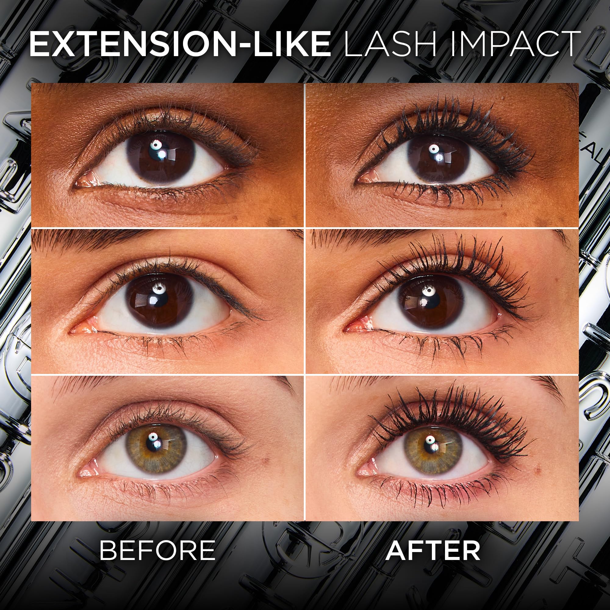 L’Oréal Paris Extensionist Mascara, Lengthening Mascara, Extension-like Length & Volume, For Sensitive Eyes, Clump-Free, True Brown WSH, 9.9 mL 🍁 All In One Marketplace Canada