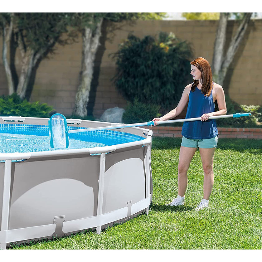 INTEX 28003E Deluxe Above Ground Pool Maintenance Kit for Minimum 800 GPH Flow Rates with Vacuum, 110