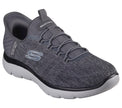 Skechers Men's Summits Key Pace Hands Free Slip-in Sneaker,Charcoal/Black,11 Wide 🍁 All In One Marketplace Canada