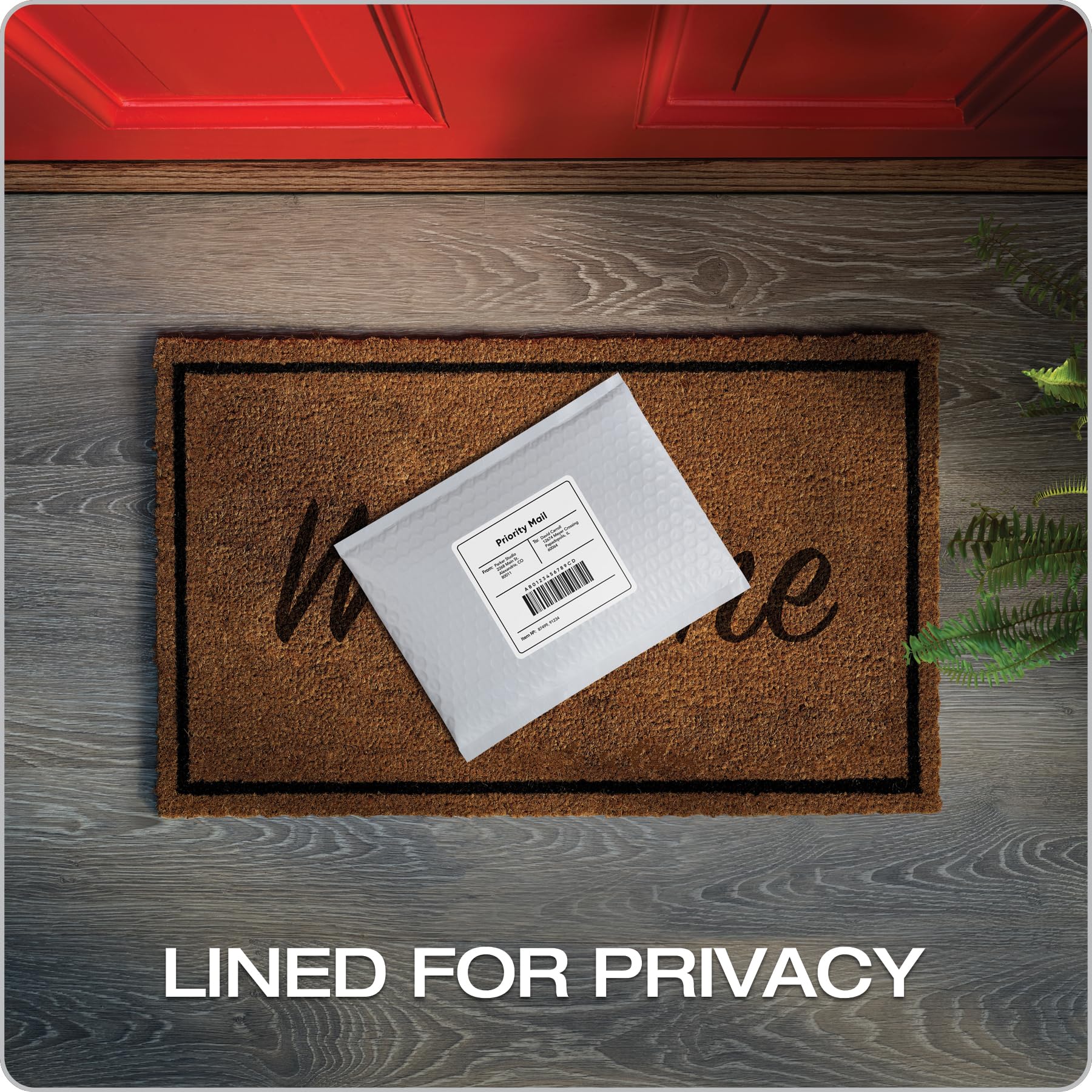 Quality Park Bubble Mailers, 6 x 9 Shipping Envelopes, Water Resistant White Poly Padded Envelopes, Redi-Strip Peel Off Closure, 50 Per Box (QUA85856) 🍁 All In One Marketplace Canada