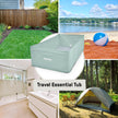 Ingenuity Tuckaway Toddler Tub, Converts Shower to Tub, Folds to Store, Easy to Clean, No Assembly Required, 12M-5Y 🍁 All In One Marketplace Canada
