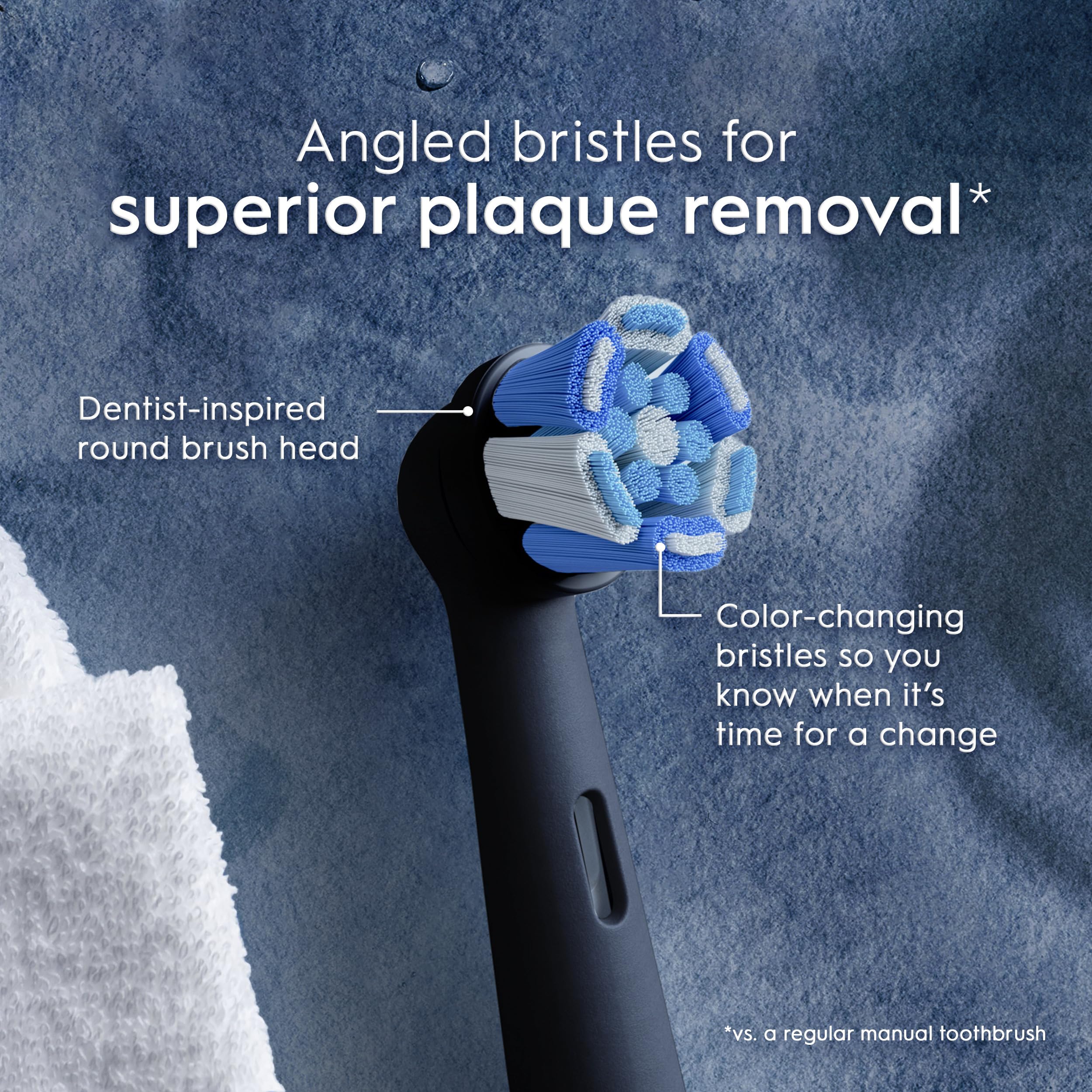 Oral-B iO Series Ultimate Clean Replacement Brush Head for Oral-B iO Series Electric Toothbrushes, Black, 4 count 🍁 All In One Marketplace Canada