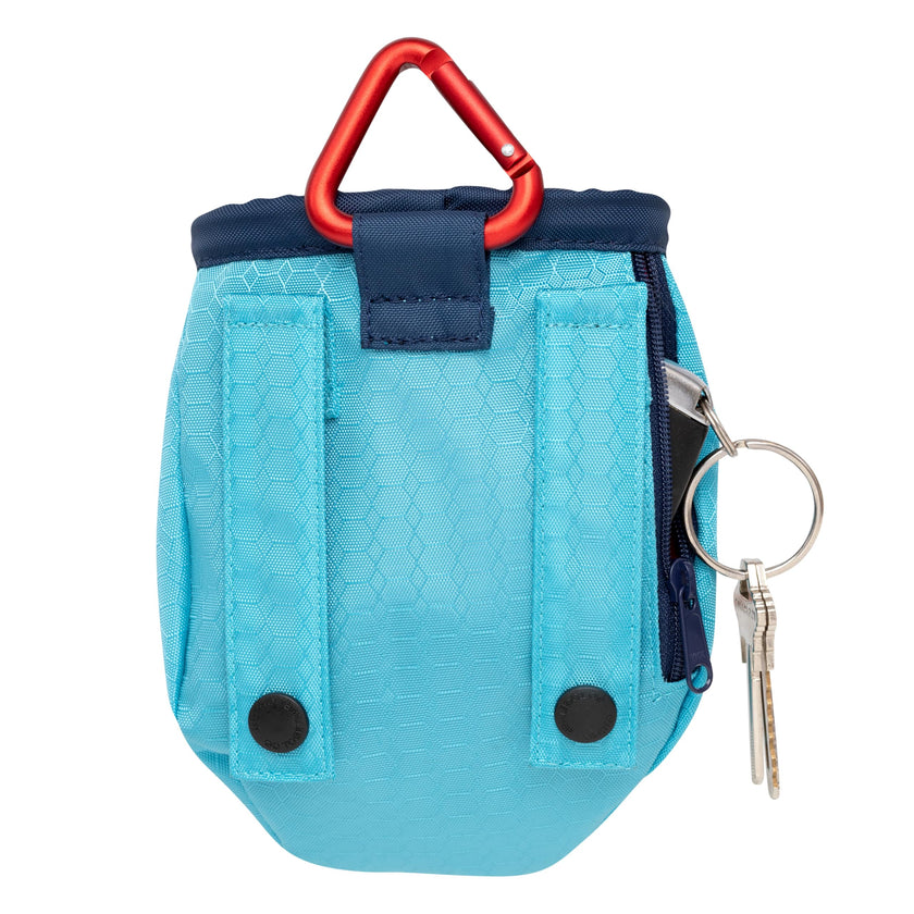 Kurgo Dog Training Treat Pouch Bag, Treat Bags for Dogs, Portable Pet Pocket Waist Clip Bag, Reflective Snack Bag for Pets, Includes Clip and Carabiner, Go Stuff-it Bag, Coastal Blue 🍁 All In One Marketplace Canada