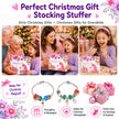 Girls Charm Bracelet Making Kit: Unicorn Toys for Girls Gifts 8-12 Years Old, Birthday Gifts 6 7 8 9 10 Year Old Girl Gift Ideas, Inspires Creativity Art and Crafts for Kids Age 6-8 Jewelry Making Set 🍁 All In One Marketplace Canada