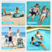 SLOOSH Inflatable Pool Floats Adult,2 Packs Floating Lounge Chairs,Blow up Pool Noodles for Adult Heavy Duty,Floating Chair for Party Summer Water Beach Lake Fun,Tropical Leaves-Green,Blue 🍁 All In One Marketplace Canada