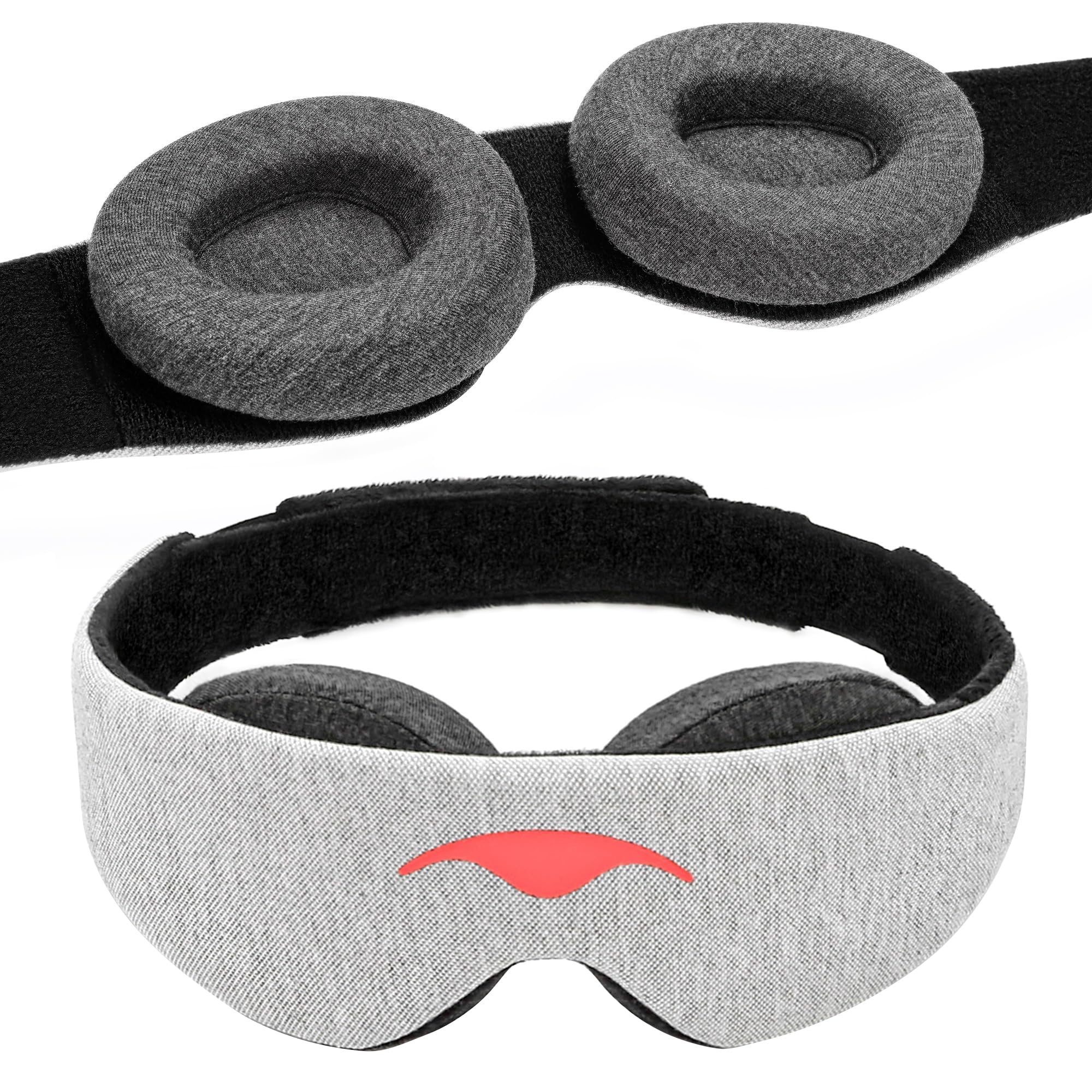Manta Original Sleep Mask - Maximum Blackout Sleep Mask for Deep Sleep, Adjustable with Detachable Eye Cups, Zero Eye Pressure for Back & Belly Sleepers, Ideal for Travel, Shift Work & Daytime Sleep 🍁 All In One Marketplace Canada