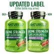 NATURELO Calcium Supplement with Vitamin C, D3, K2, Magnesium & Zinc for Bone Strength, 120 Vegetarian Capsules, with Plant-Based Calcium 600mg, Non-GMO, Soy & Gluten-Free 🍁 All In One Marketplace Canada
