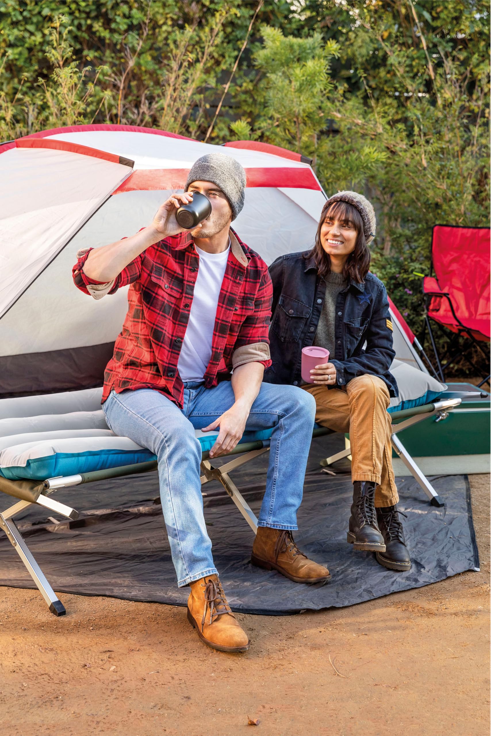INTEX 67997E Camping Air Mattress Mat 26.5