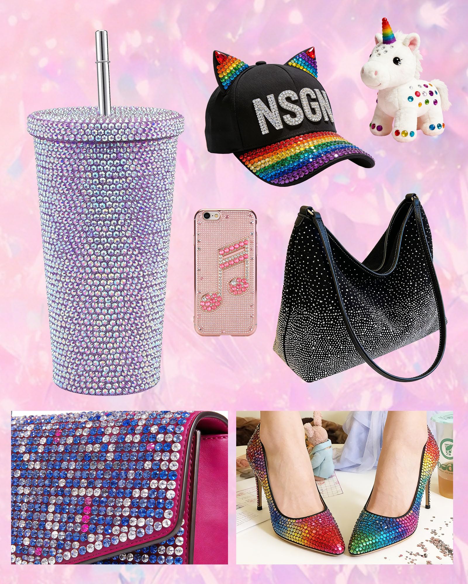 62,000pcs/64-Cells Bedazzling Kit, with 32,000pcs 3mm Nail Rhinestones in 40Colors for Bedazzling & 30,000pcs Clear Flatback Nail gems,6 Bottles B7000 Jewelry Glue, 2 Tweezers & 2 Dotting Pens 🍁 All In One Marketplace Canada