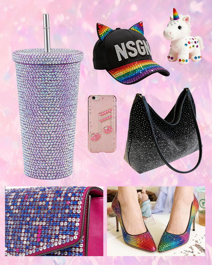 62,000pcs/64-Cells Bedazzling Kit, with 32,000pcs 3mm Nail Rhinestones in 40Colors for Bedazzling & 30,000pcs Clear Flatback Nail gems,6 Bottles B7000 Jewelry Glue, 2 Tweezers & 2 Dotting Pens 🍁 All In One Marketplace Canada