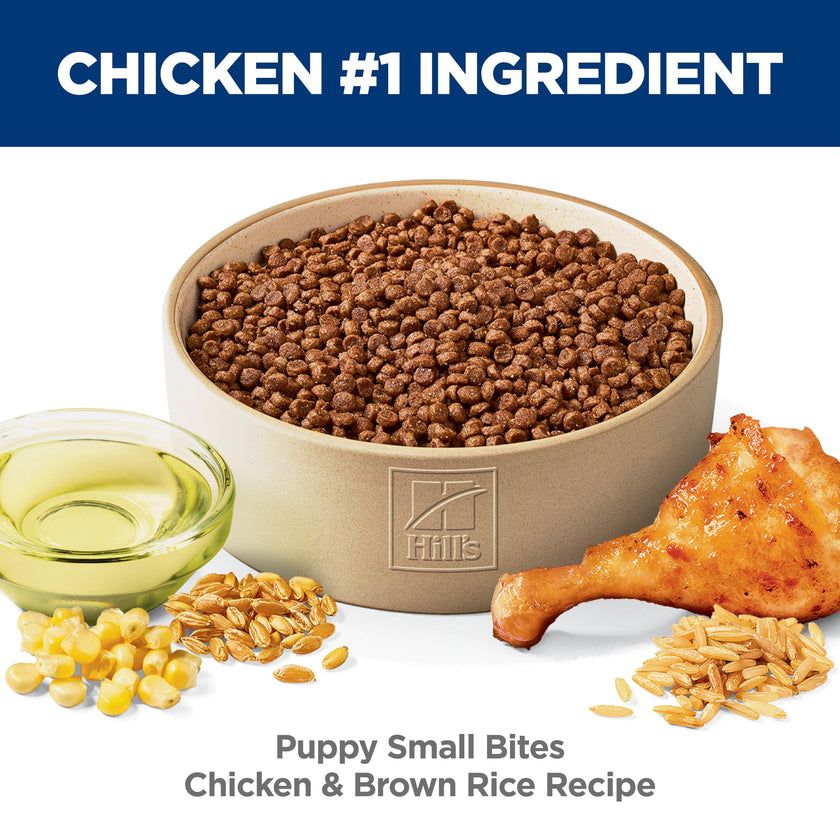 Hill's Science Diet Puppy Small Bites Chicken & Brown Rice Recipe Dry Dog Food 2.04 kg Bag 🍁 All In One Marketplace Canada