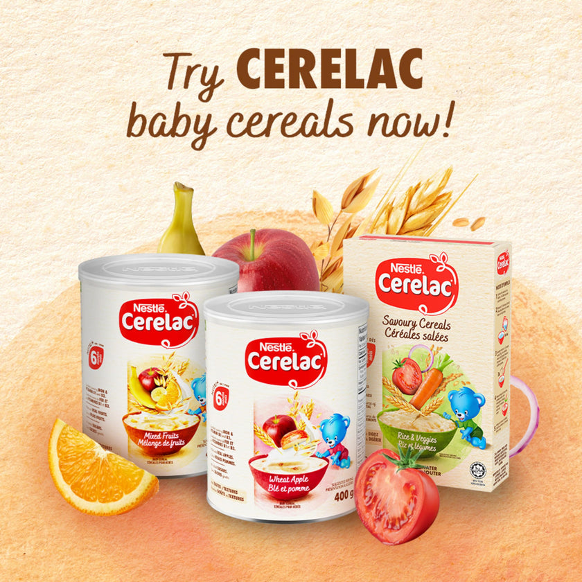 CERELAC Mixed Fruits Baby Cereal, 6 Months & Up, 6-Pack, 2.4 kg 🍁 All In One Marketplace Canada