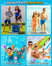 Reusable Water Bomb Balloons, Silicone Water Splash Ball with Mesh Bag, Quick Self-Sealing Water Bomb for Kids Adults Outdoor Activities Water Games Toy Outside Summer Fun Party Supplies (12Pack) 🍁 All In One Marketplace Canada