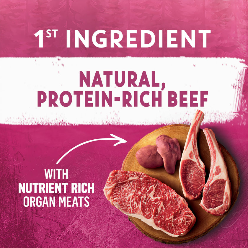 Beyond Wild Wet Dog Food, Ground Entrée Beef, Liver & Lamb (12 Pack) 🍁 All In One Marketplace Canada