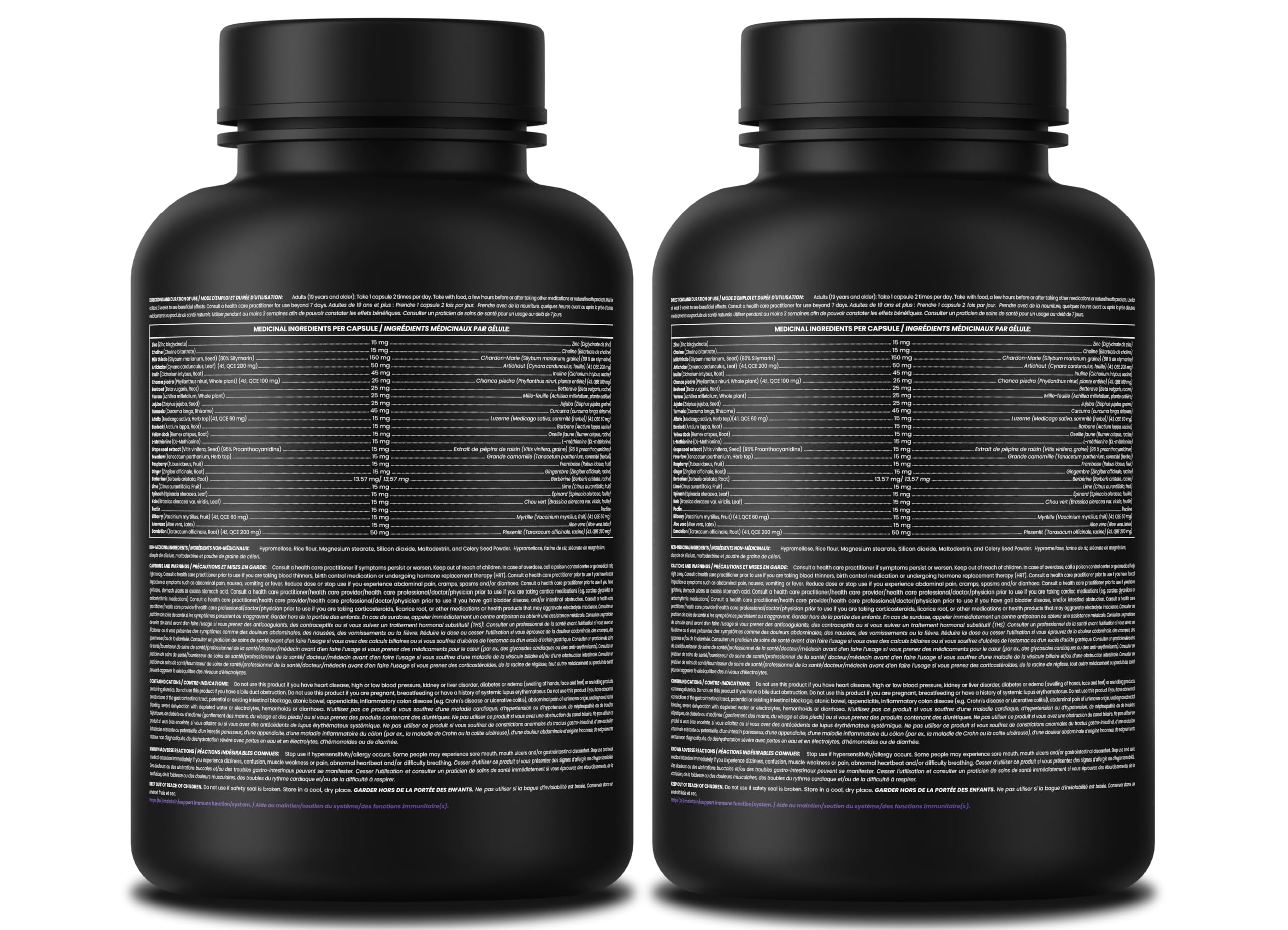 Liver Cleanse Detox & Repair Formula – 25+ Herbal Ingredients for Liver Health – Milk Thistle (80% Silymarin), Artichoke, Dandelion Root & More – Liver Support Supplement – 120 Capsules 🍁 All In One Marketplace Canada