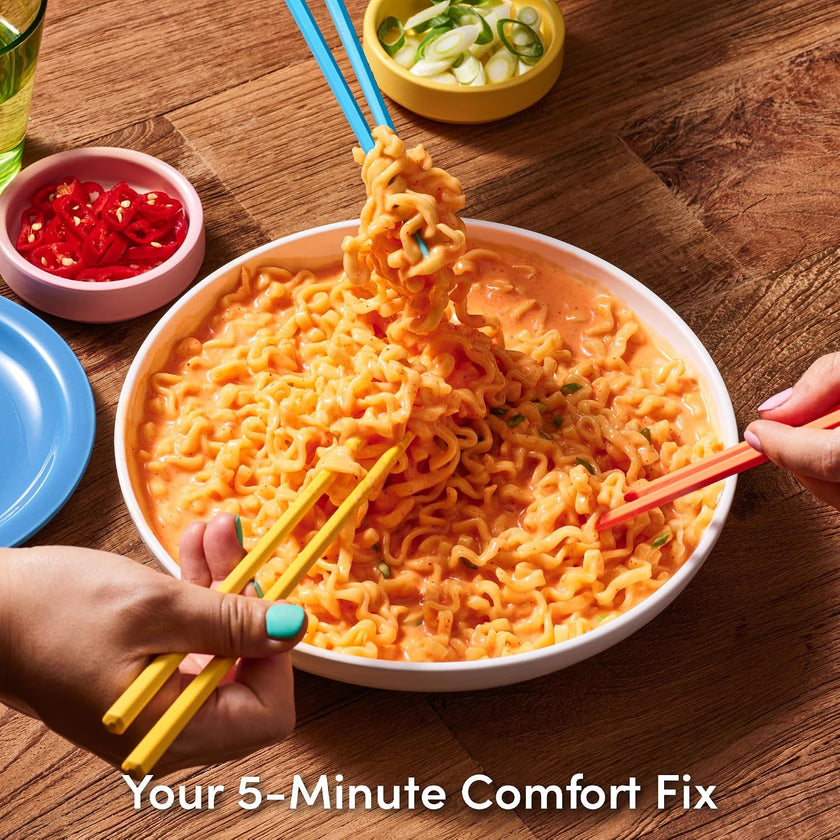 Ottogi Cheesy Stir-Fry Spicy Chili & Cheddar Ramen Bowl (110G) [Best Before Date: 2027.04.09]