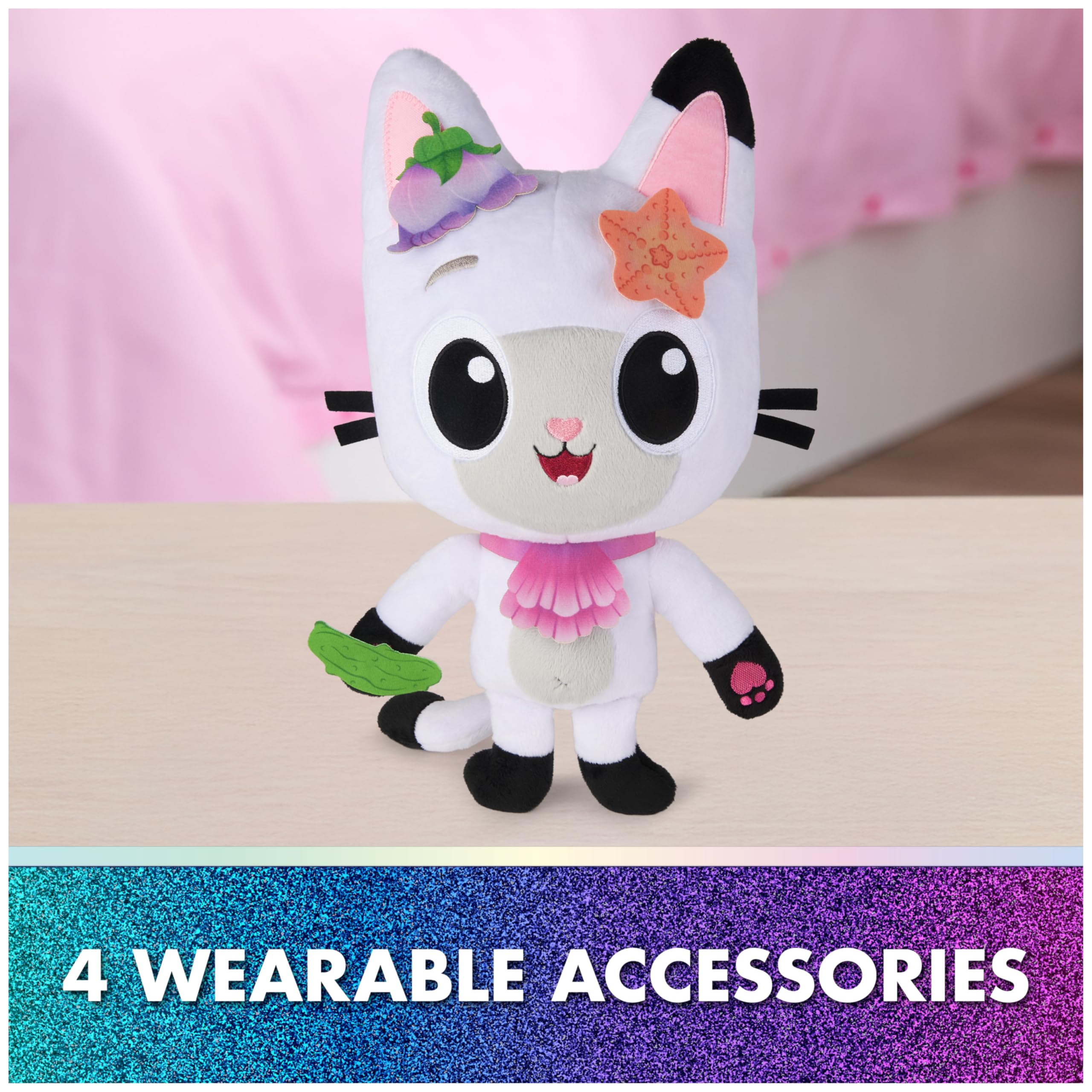 Gabby's Dollhouse: The Movie, Meow-Mazing Interactive Pandy Paws Plush Toy with 3 Accessories & Removable Bag, Kids Toys for Girls & Boys Ages 3 and Up 🍁 All In One Marketplace Canada