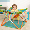 Bright Starts Pop 'N Jump Portable Activity Jumper, Indoor/Outdoor Use, Owl Forest with 4 Sensory Toys, Ages 6-12 Months 🍁 All In One Marketplace Canada