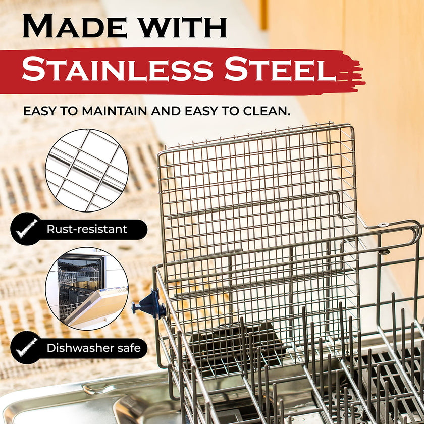 SHIZZO Grill Basket Value Set, Barbecue BBQ Grilling Basket , Stainless Steel Large Folding Grilling baskets With Handle, Portable Outdoor Camping BBQ Rack for Fish, Shrimp, Vegetables, Barbeque Griller Cooking Accessories, Gift, Gifts for father, dad, hu