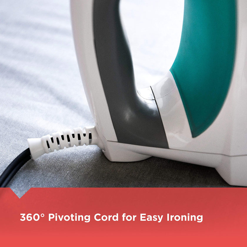Black+Decker Lightweight Steam Iron for Clothing, Smart Steam Techology, Anti-Drip, Teal, 1200W, IR0820C 🍁 All In One Marketplace Canada