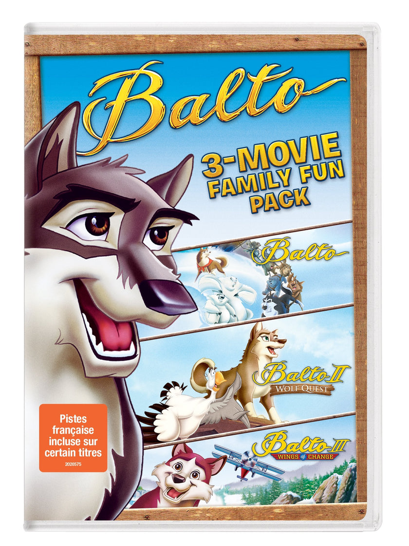 Balto / Balto II: Wolf Quest / Balto III: Wings Of Change (3-Movie Adventure Pack) - DVD