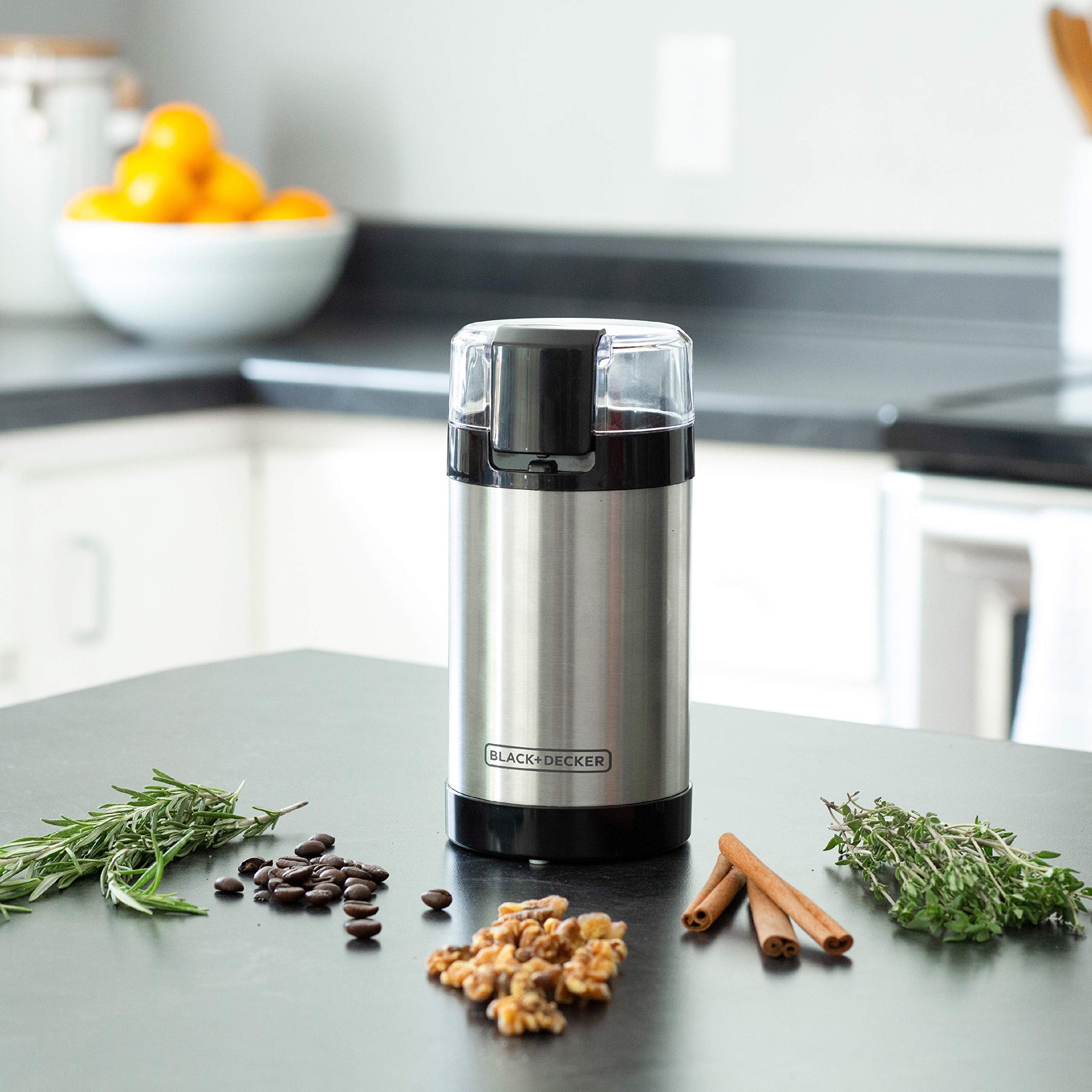 Black & Decker CBG110SC Easy Touch Electric Smartgrind Coffee & Spice Grinder, Black 🍁 All In One Marketplace Canada