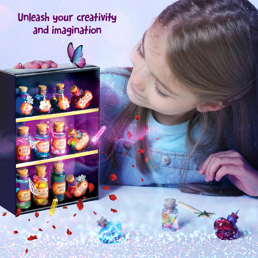Dan&Darci Magic Fairy Potion Kit for Boys - Birthday Gifts for Girls - Gift Ideas for Girls Ages 6, 7, 8, 9, 10 - Toys 8-10, 7-8 - Arts & Crafts for Boys 6-8 🍁 All In One Marketplace Canada