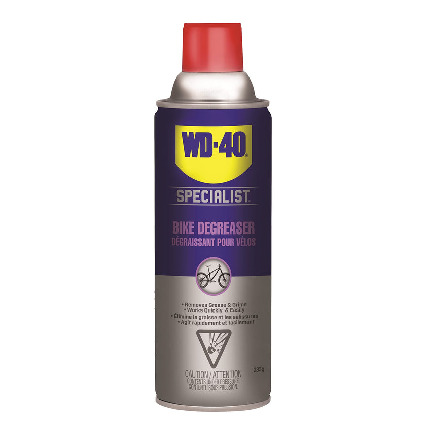 WD-40 Specialist Bike | Foaming Cleaner and Degreaser | Safe for all finishes, components; deeply penetrates to quickly remove stubborn grease and grime from bike chains, 283g | 3006 | Single Can 🍁 All In One Marketplace Canada