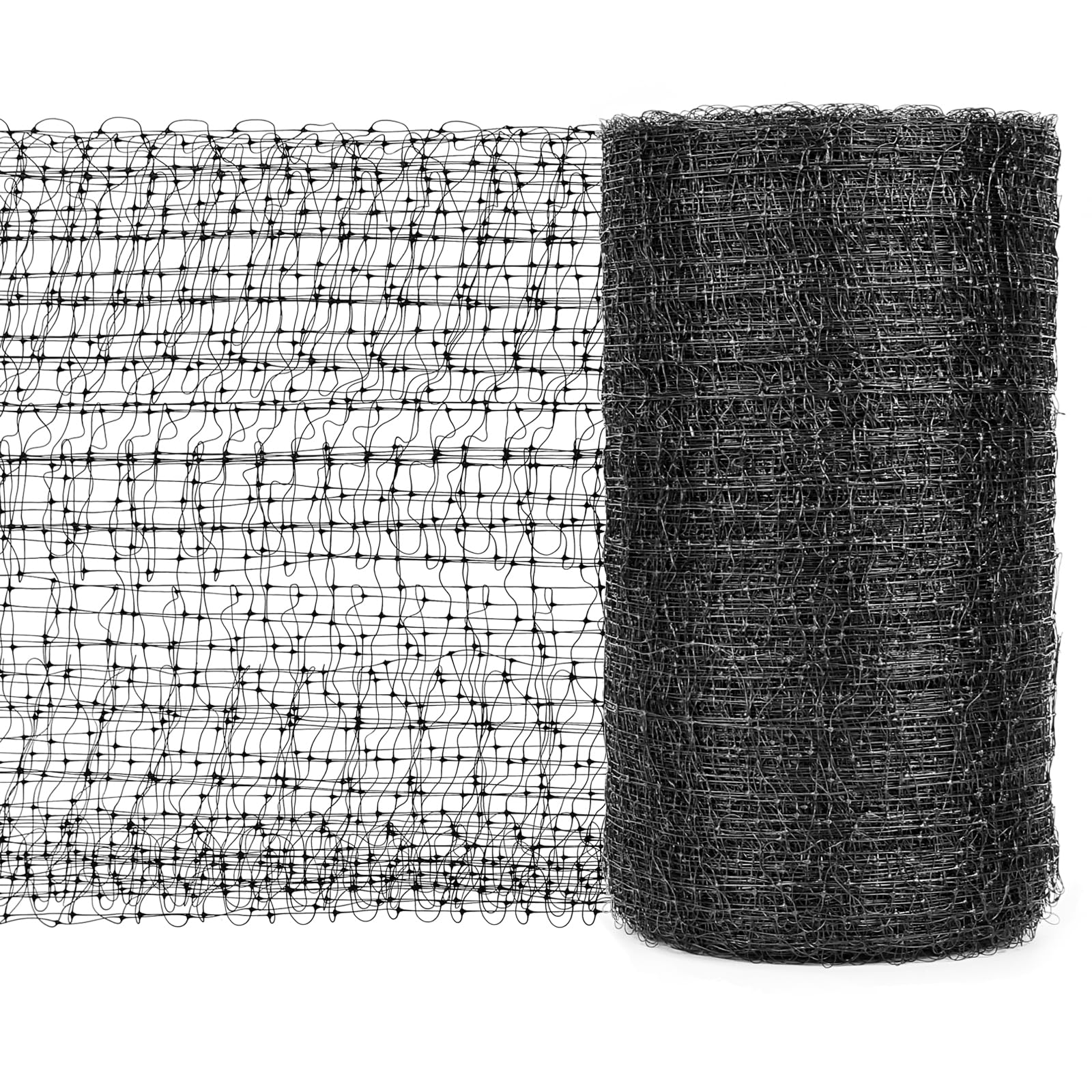 Bird Netting for Garden 7 x 100 Feet, Black Garden Protection Netting Heavy Duty Wire Mesh Net Barrier, Protect Plants Fruits Trees from Rodents Birds Deer Poultry Reusable Animal Fencing (1) 🍁 All In One Marketplace Canada